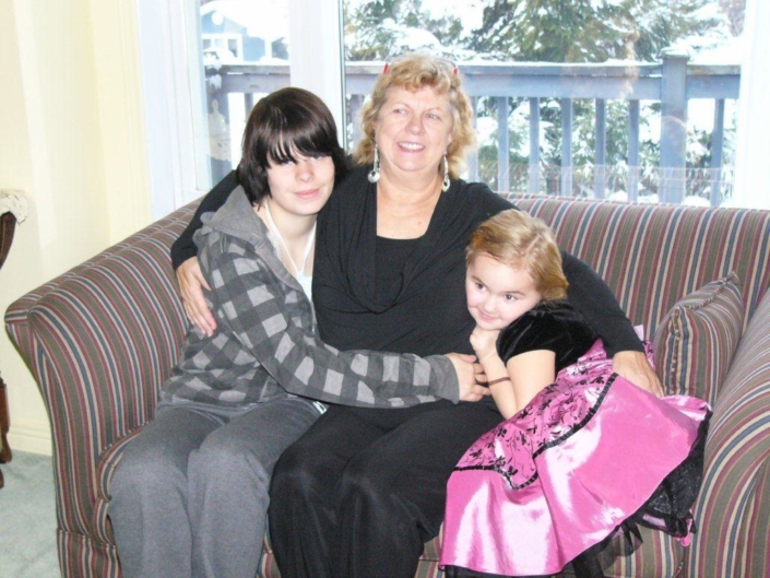 Ash , Betty and foster child, Taylor